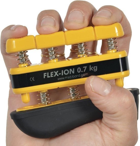 Sõrmede ekspander Flex-Ion, kollane, 0,7 kg I 2,3 kg hind ja info | Ekspanderid | kaup24.ee