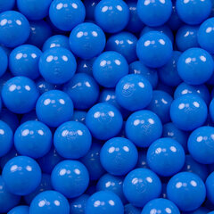 Пластиковые шарики для малыша KiddyMoon, 100 штук, ∅ 7 см, сертифицированный продукт, произведенный в ЕС,голубой цвет цена и информация | Игрушки для малышей | kaup24.ee