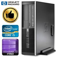 Стационарный компьютер HP 8100 Elite SFF i5-750 16GB 960SSD+2TB GT1030 2GB DVD WIN10PRO/W7P [refurbished] цена и информация | Стационарные компьютеры | kaup24.ee