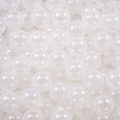 Пластиковые шарики для малыша KiddyMoon, 700 штук, ∅ 7 см, сертифицированный продукт, произведенный в ЕС, прозрачный цвет цена и информация | Игрушки для малышей | kaup24.ee
