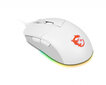 MOUSE USB OPTICAL GAMING/CLUTCH GM11 WHITE MSI hind ja info | Hiired | kaup24.ee