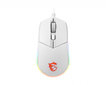 MOUSE USB OPTICAL GAMING/CLUTCH GM11 WHITE MSI цена и информация | Hiired | kaup24.ee