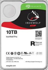 Seagate IronWolf Pro ST10000NE000, 10 ТБ — SATA 6 Гбит/с цена и информация | Внутренние жёсткие диски (HDD, SSD, Hybrid) | kaup24.ee