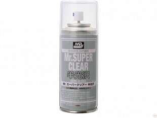 Mr.Hobby - Mr. Super Clear Semi-Gloss Spray (Poolläikiv lakk), 170 ml, B-516 цена и информация | Принадлежности для рисования, лепки | kaup24.ee