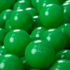 Играть в пластиковые шарики для малыша KiddyMoon 500 штук ∅ 6 см, сертифицированный продукт, произведенный в ЕС, зелёный цена и информация | Игрушки для малышей | kaup24.ee