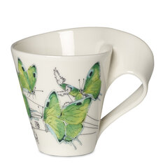 Villeroy & Boch Kruus NewWave Caffe 0,3l, roheline liblikas цена и информация | Стаканы, фужеры, кувшины | kaup24.ee