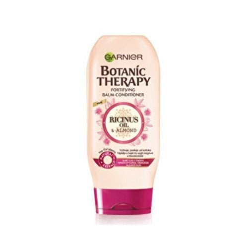 Juuksepalsam riitsinusõli ja mandliõliga Garnier Botanic Therapy (tugevdav palsam-palsam) 200 ml hind ja info | Juuksepalsamid | kaup24.ee