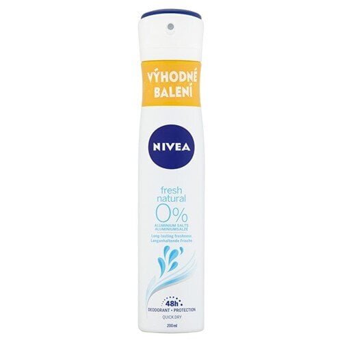Deodorant Nivea Fresh Natural 200 ml hind ja info | Deodorandid | kaup24.ee