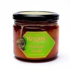 Organic Goodness Ароматическая соевая свеча Patchouli Vanilla, Время горения 55 час цена и информация | Подсвечники, свечи | kaup24.ee