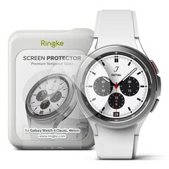 Ringke IDGL karastatud klaas Samsung Galaxy Watch 4 - 46 mm, 4 tk. цена и информация | Защитные пленки для телефонов | kaup24.ee