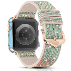 Браслет для часов Kingxbar Apple Watch 7 / 6 / SE / 5 / 4 / 3 / 2 - 45 мм / 44 мм / 42 мм, серебристый цена и информация | Аксессуары для смарт-часов и браслетов | kaup24.ee