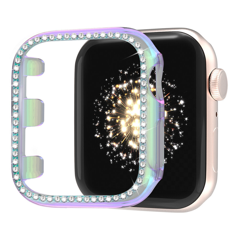 Kingxbar käevõru Apple Watch 7 / 6 / SE / 5 / 4 / 3 / 2 - 45 mm / 44 mm / 42 mm, hõbedane цена и информация | Nutikellade ja nutivõrude tarvikud | kaup24.ee