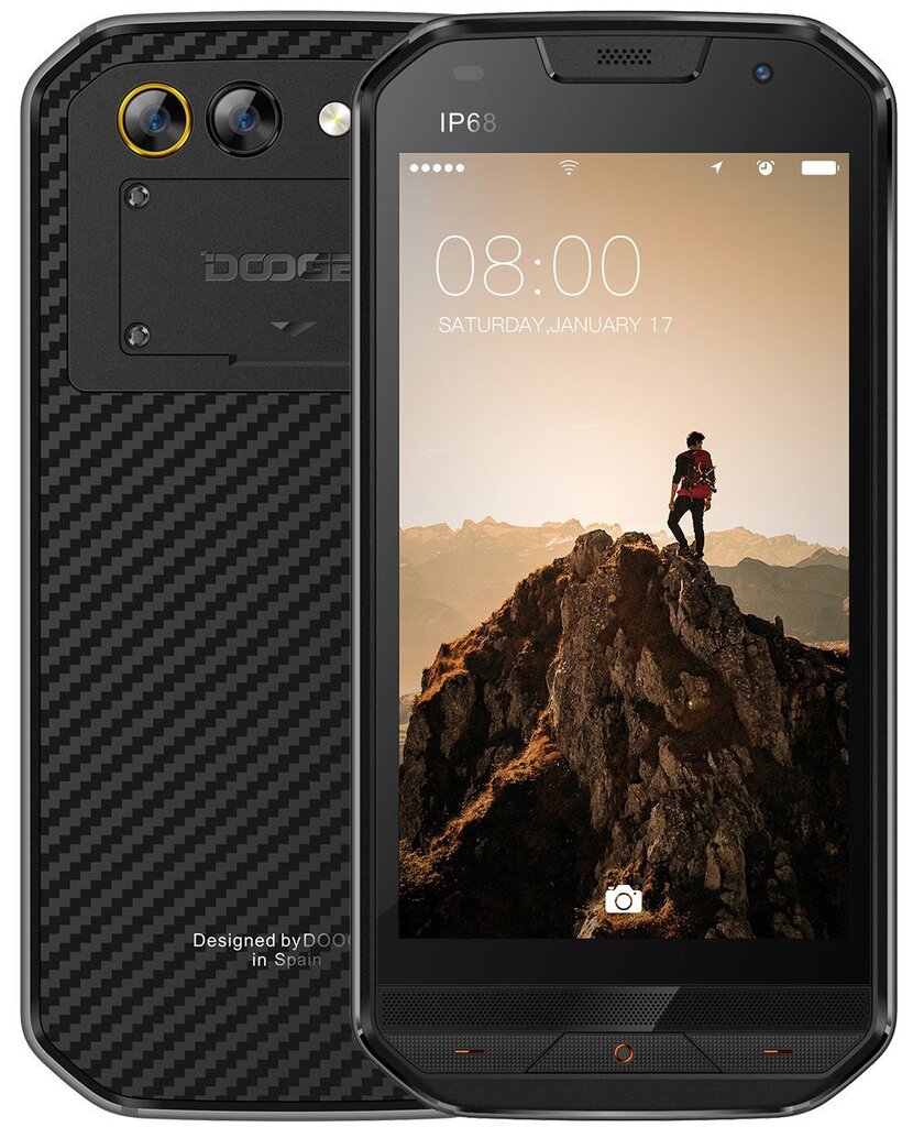 Mobiiltelefon Doogee S30, Must hind ja info | Telefonid | kaup24.ee