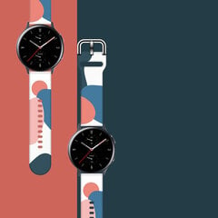 Rihm Moro varurihm Samsung Galaxy Watchile 42 mm, käevõru Camo - 10, must цена и информация | Аксессуары для смарт-часов и браслетов | kaup24.ee