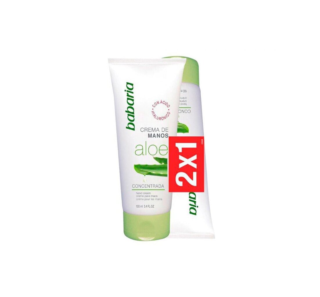 Kätekreem Aloe Babaria, 100 ml, 2 tk цена и информация | Kehakreemid, kehaspreid | kaup24.ee