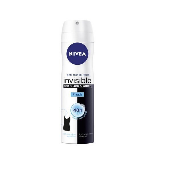 Spreideodorant Nivea Black & White Invisible Fresh, 200 ml цена и информация | Deodorandid | kaup24.ee