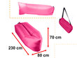 Lazy Bag Diivan õhktekk, roosa 230 x 70cm hind ja info | Täispuhutavad madratsid ja mööbel | kaup24.ee