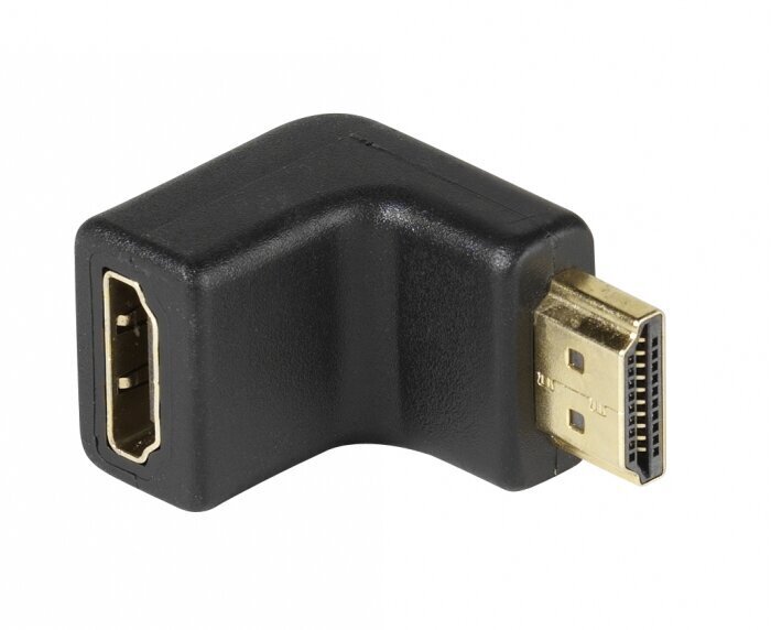 Adapter Vivanco HDMI - HDMI 90 kraadid hind ja info | USB jagajad, adapterid | kaup24.ee