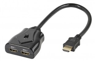 Адаптер VIVANCO HDMI - HDMI, 0.35 м цена и информация | Адаптер Aten Video Splitter 2 port 450MHz | kaup24.ee