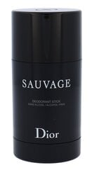 Дезодорант Christian Dior Sauvage для мужчин, 75 г цена и информация | Парфюмированная косметика для мужчин | kaup24.ee