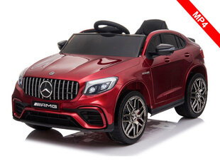 Mercedes GLC63 S, MP4 ekraaniga, punane (kõrgläige) hind ja info | Laste elektriautod | kaup24.ee