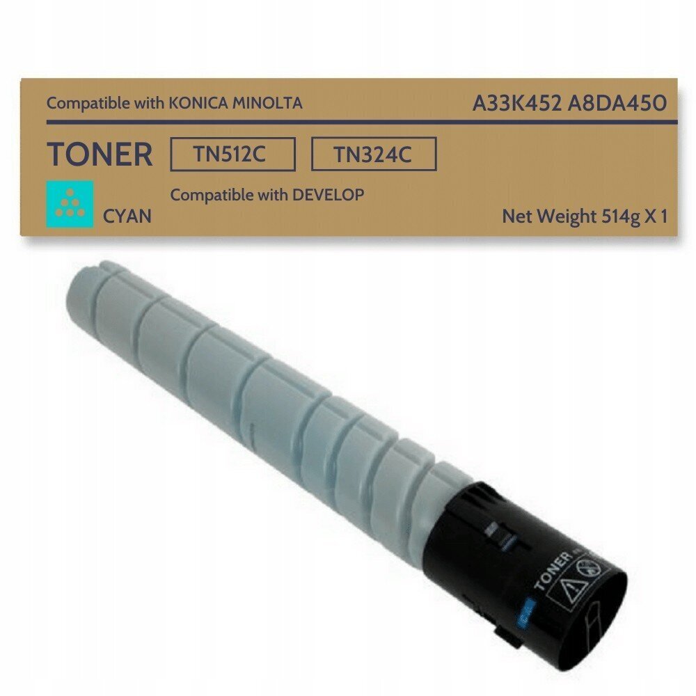 Toner cartridge Konica Minolta A8DA450 TN-324C TN-324C Cyan - hind ja info | Tindiprinteri kassetid | kaup24.ee