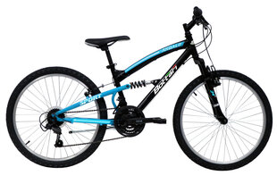 Maastikuratas Bottari Andalo MTB 24”, must/sinine hind ja info | Jalgrattad | kaup24.ee