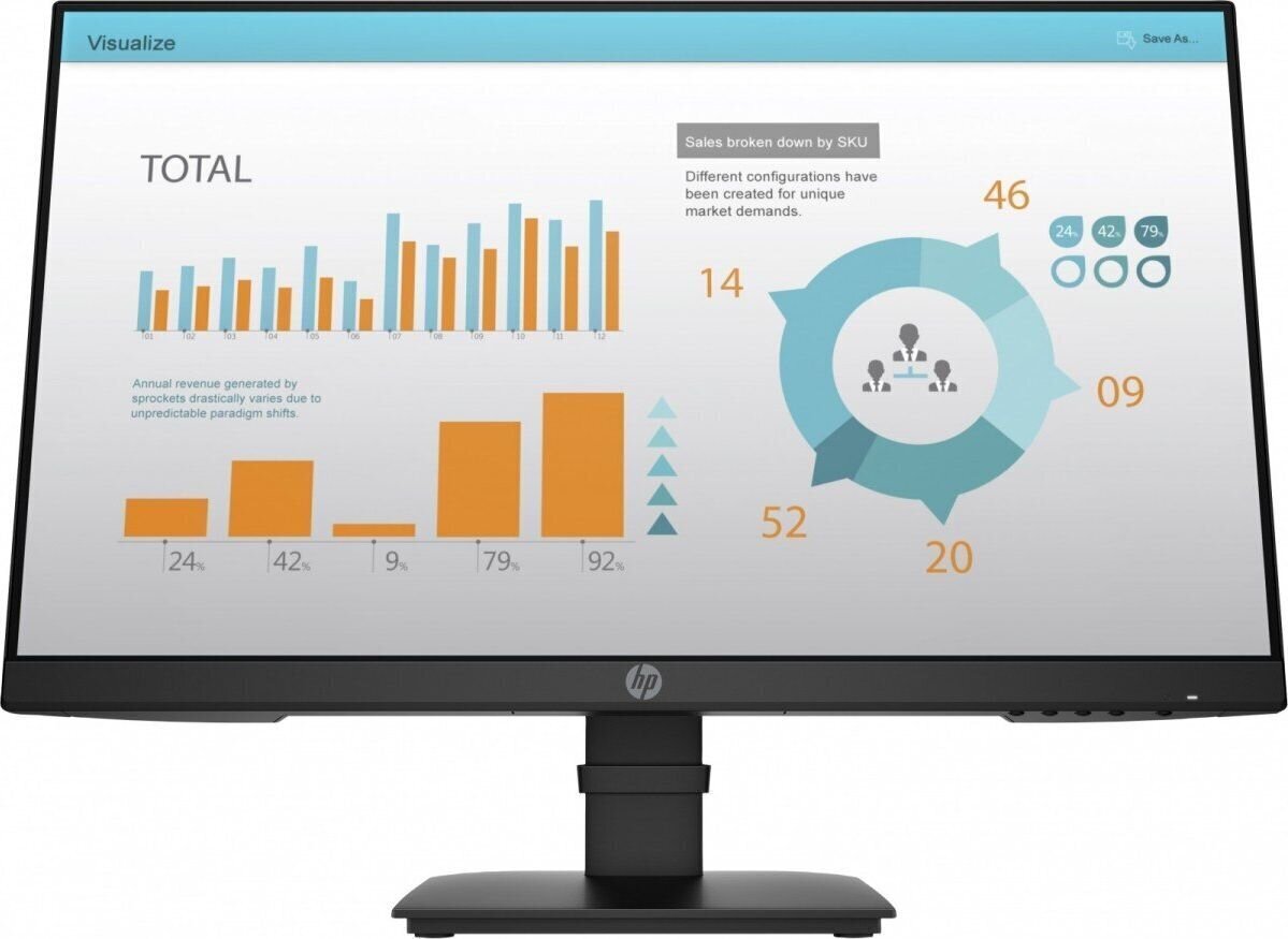 HP 1A7E5AA цена и информация | Monitorid | kaup24.ee