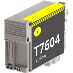 Epson T7604Y C13T76044010 tindikassett Dofe analoog yellow цена и информация | Картриджи для струйных принтеров | kaup24.ee