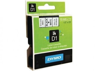 Этикеточная лента Dymo D1 D45013 45013 S0720530 Black On White цена и информация | Аксессуары для принтера | kaup24.ee