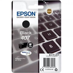 Epson чернильный картридж    C13T41E540 C13T07U140  T07U140  407XL BK - цена и информация | Картриджи для струйных принтеров | kaup24.ee