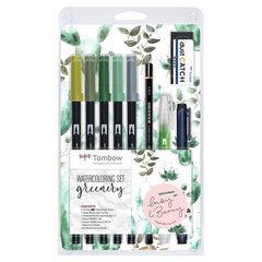 Komplekt TOMBOW ABT GREENERY цена и информация | Принадлежности для рисования, лепки | kaup24.ee