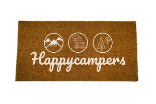 Придверный коврик Haba «Happycampers» из кокосового волокна, 25 x 50 см цена и информация | Придверные коврики | kaup24.ee