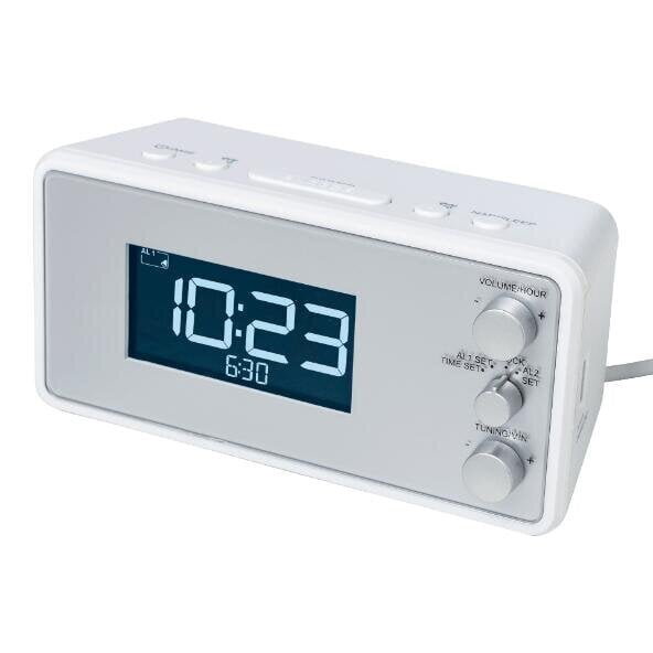 FM-raadio kella ja USB ühendusega - „Terris“ RW584 цена и информация | Kellad | kaup24.ee