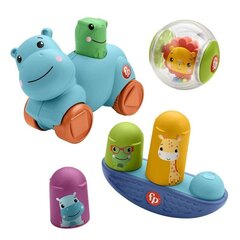 Набор Подвигаемся Fisher Price цена и информация | Drewniana Wieża Piramida Kura Nakładanie Kolorowych Kwadratów LD-15 15276 | kaup24.ee