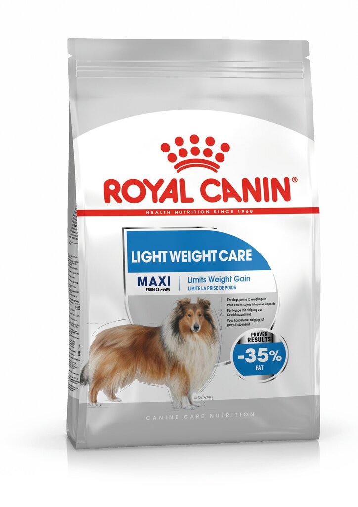Royal Canin kaalutõusuga koertele Maxi Light Weight Care, 12 kg цена и информация | Kuivtoit koertele | kaup24.ee