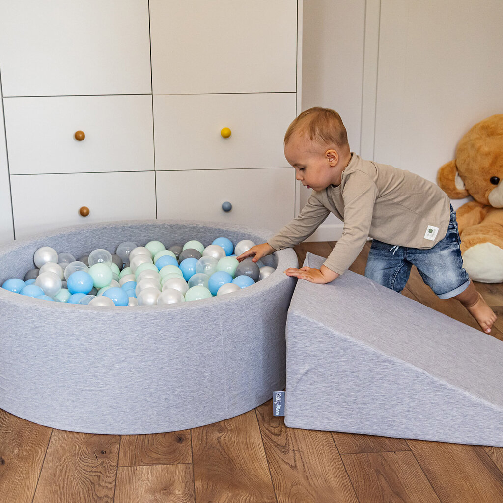 KiddyMooni kandiline vahtpallideta pallimeri, roosa, 120x30 cm hind ja info | Imikute mänguasjad | kaup24.ee