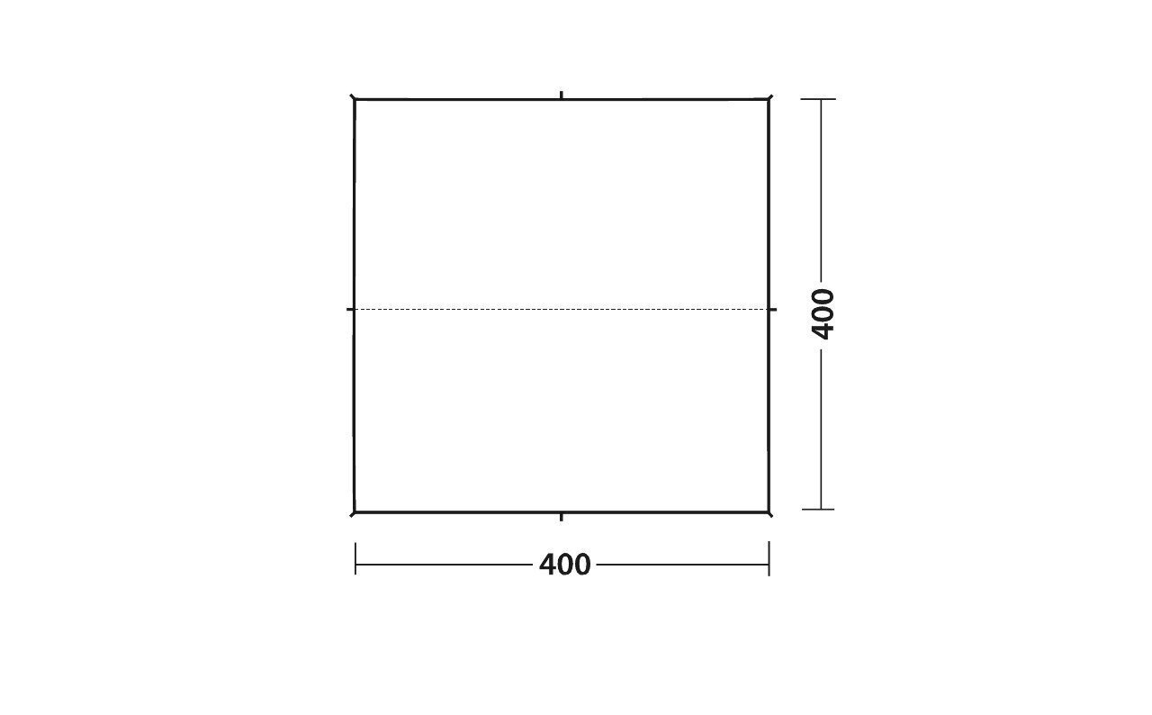 Katus Easy Camp Tarp, 4x4 m, hall hind ja info | Telgid | kaup24.ee