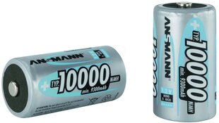 Laetavad akud Ansmann 1 x D 10000mAh Bulk pakend hind ja info | Patareid | kaup24.ee