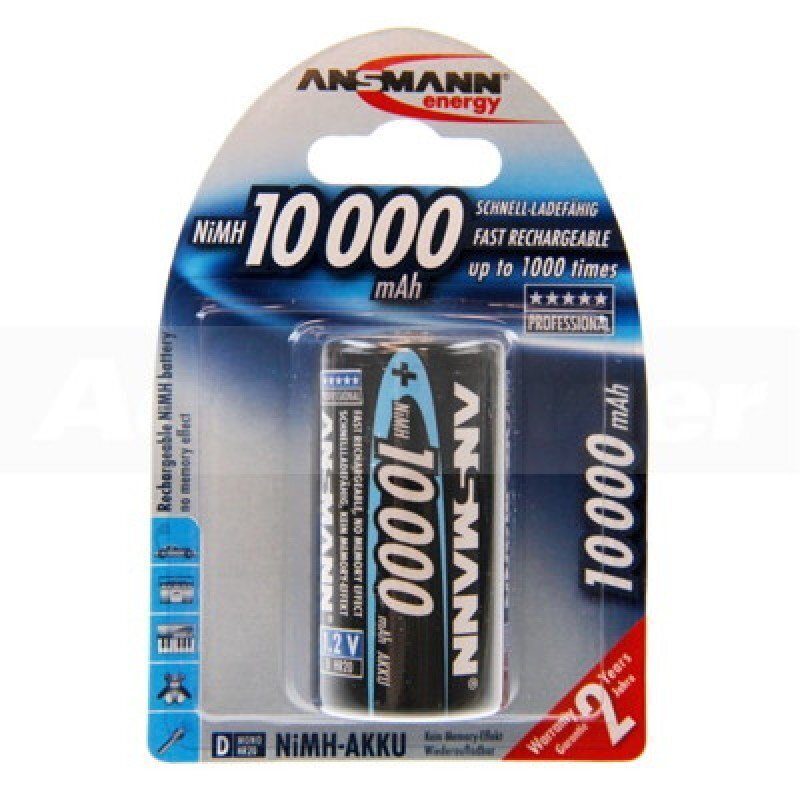 Laetavad akud Ansmann 1xD 10000mAh hind ja info | Patareid | kaup24.ee