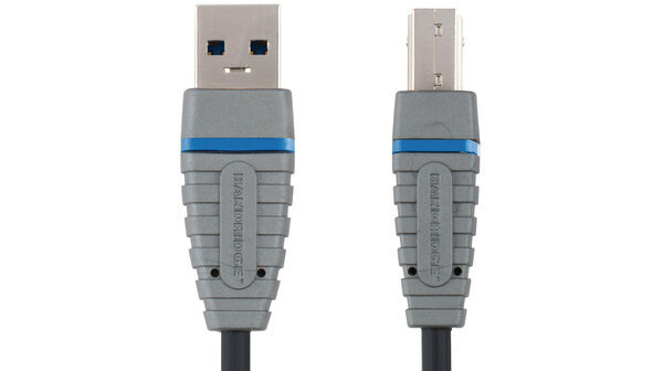 Bandridge BCL5102, USB-A/USB-B, 2 m hind ja info | Kaablid ja juhtmed | kaup24.ee