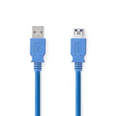 USB 3.2 pikendus 2 m, USB-A pistik - USB A pesa цена и информация | Кабели и провода | kaup24.ee