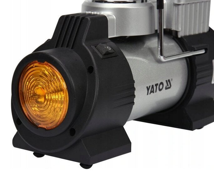 Kvaliteetne kompressor! Autokompressor YATO LED lambiga 12V / 180W