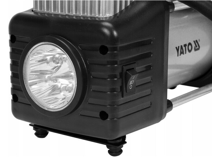 Autokompressor YATO LED lambiga 12V 250 W, YT-73462 hind ja info | Kompressorid | kaup24.ee