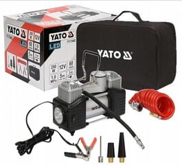 Autokompressor YATO LED lambiga 12V 250 W, YT-73462 hind ja info | Yato Sanitaartehnika, remont, küte | kaup24.ee