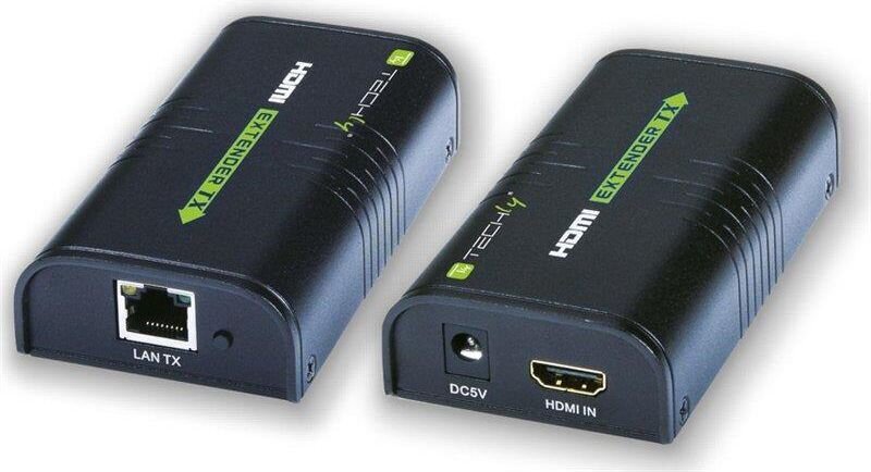 HDMI pikendus Techly Over IP Cat5e/6/6a/7 1080p kuni 120m цена и информация | USB jagajad, adapterid | kaup24.ee