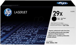 HP 29X C4129X Тонер BK - цена и информация | Картриджи для струйных принтеров | kaup24.ee