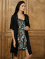 Naiste atlassist hommikumantel Lega SH01, must hind ja info | Naiste hommikumantlid | kaup24.ee