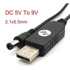 USB kaabel DC, 5V/9V hind ja info | Kaablid ja juhtmed | kaup24.ee