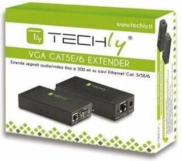 Repiiter VGA Techly UTP 1x1 цена и информация | USB jagajad, adapterid | kaup24.ee